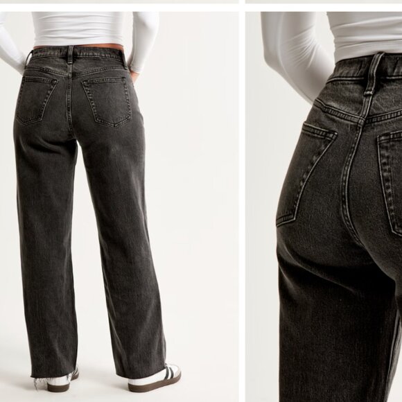 Abercrombie & Fitch Black Ankle Jeans - Picture 3 of 10